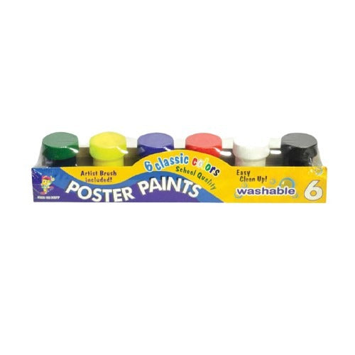 Poster Paint 6Pc Bottles 20Ml Qian Se Baby