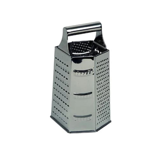 Grater 6 Sided 17Cm Stainless Steel Handle