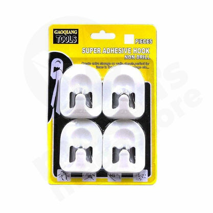 Adhesive Hooks 4Pk Extra Large 1433