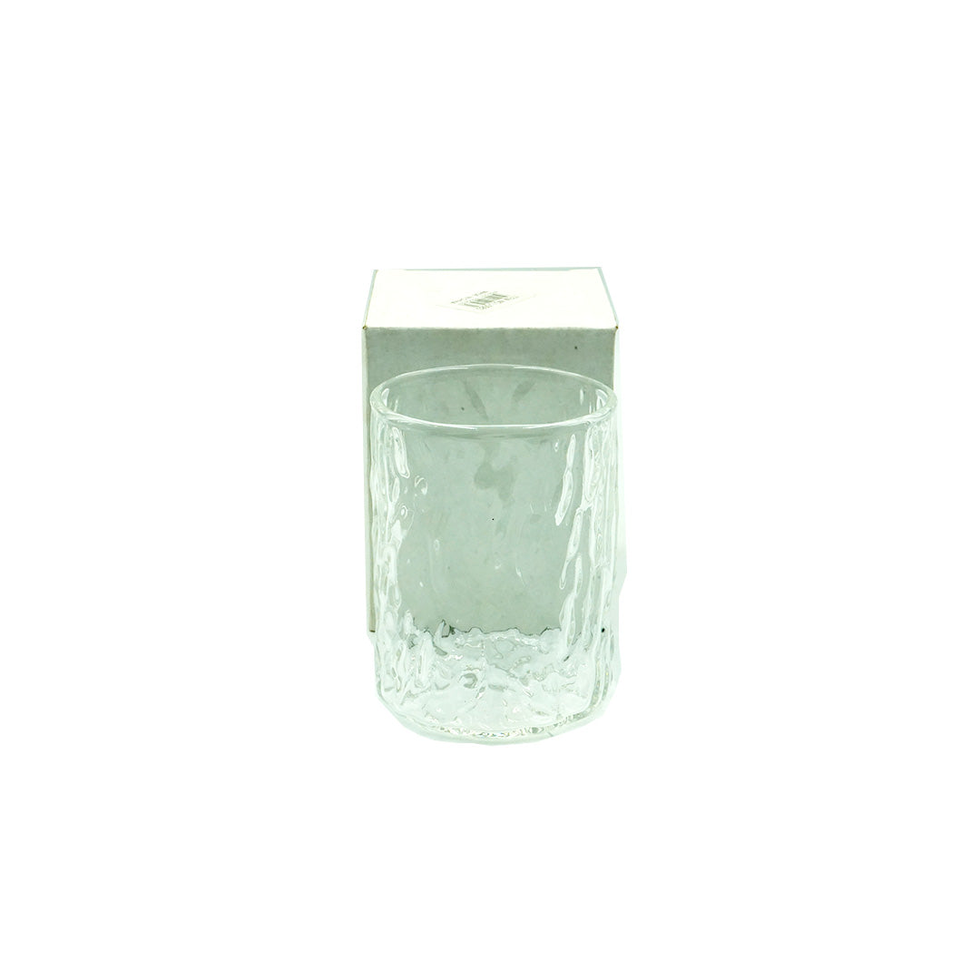 Tumbler 10X7.54Cm 300Ml Clear Embossed