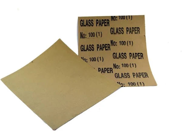 Glass Sand Paper 10Pk P100