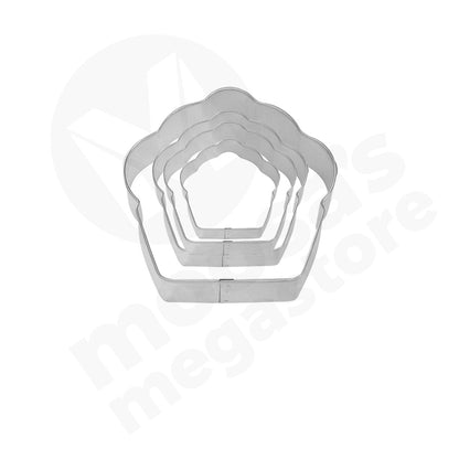 Cookie Cutter 4Pc Aluminium  Carded