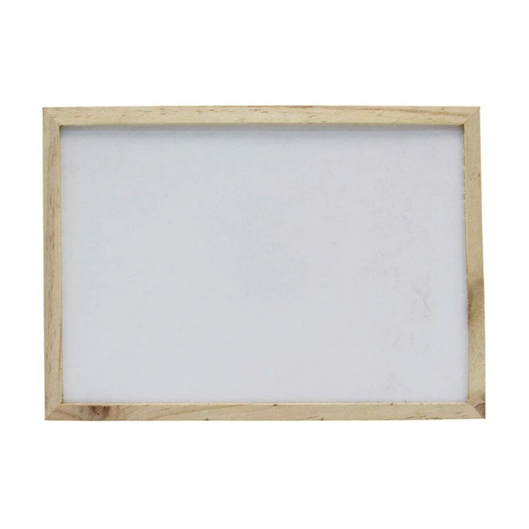 White Board A4 Wooden Frame