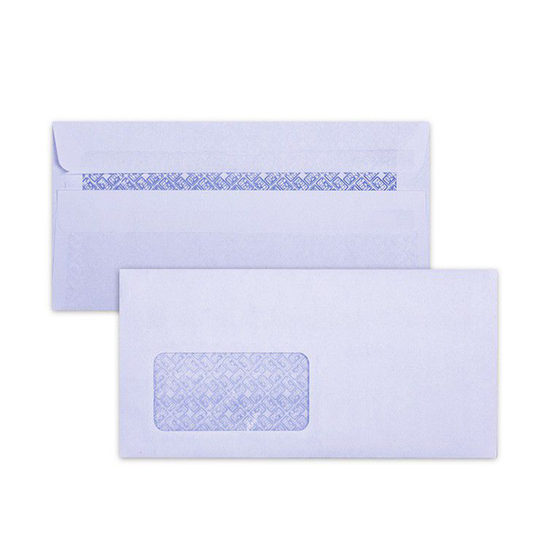 Envelope White 25S 110X220Mm S/Seal With Window