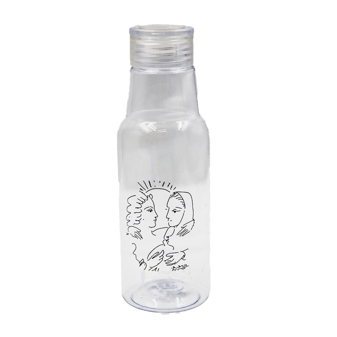 Water Bottle 22Cm Solid/Transparent  Assorted