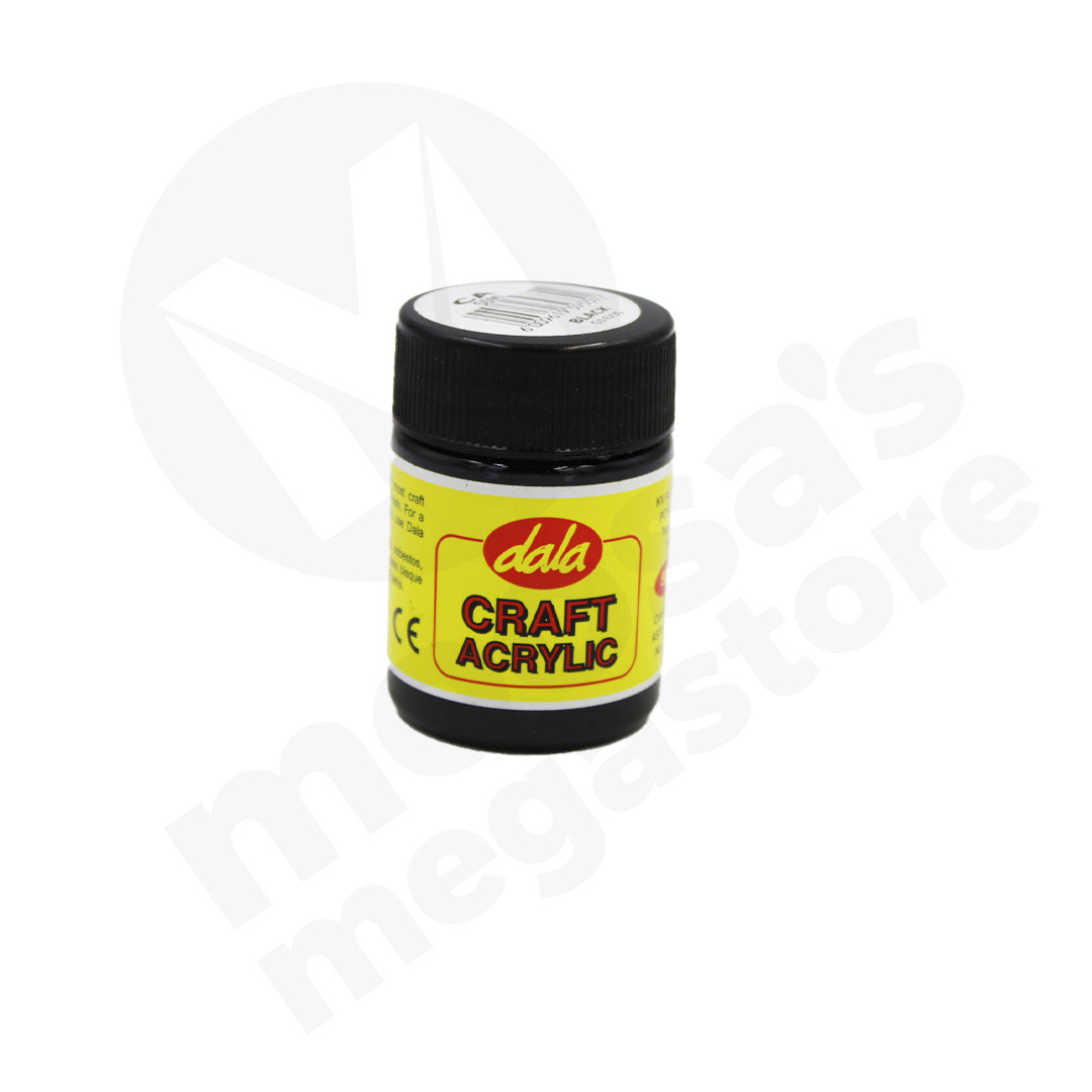 Paint 50Ml Black Craft Acrylic