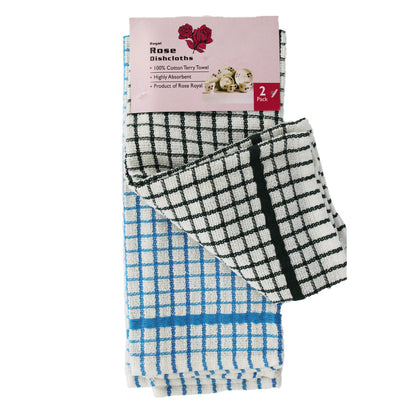 Dish Cloth 2Pc 38X65Cm Terry Soft Touch