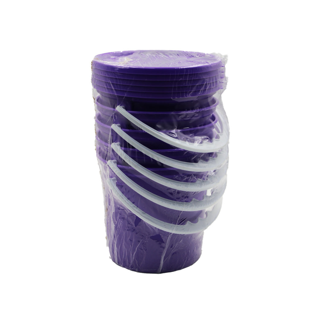 Bucket 1L 5Pk  With Lid Asstorted Colours Dynamic