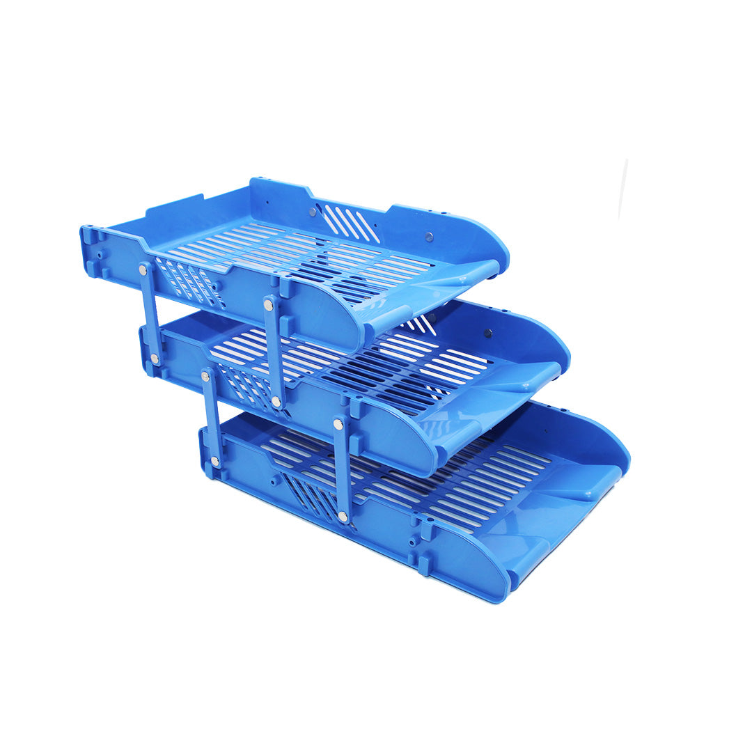 File Organizer 33X24Cm 3Tier Plastic 538