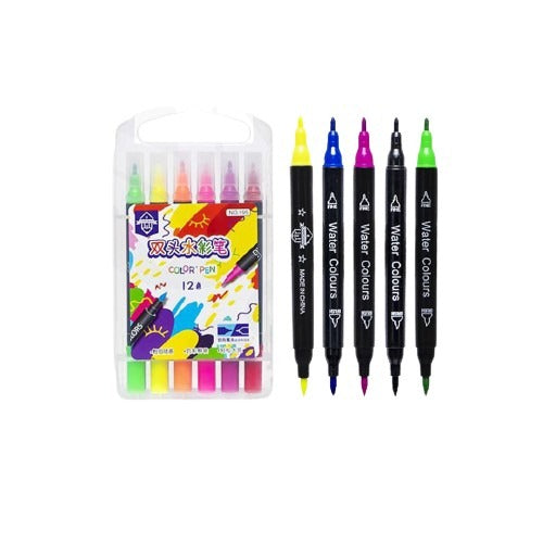 Felt Pen 12Pc In Case No.195