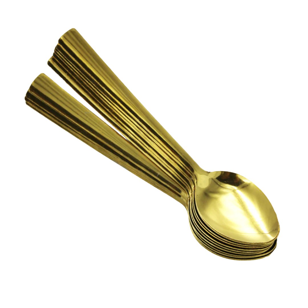 Table Spoon 12Pc Gold Plain 240G