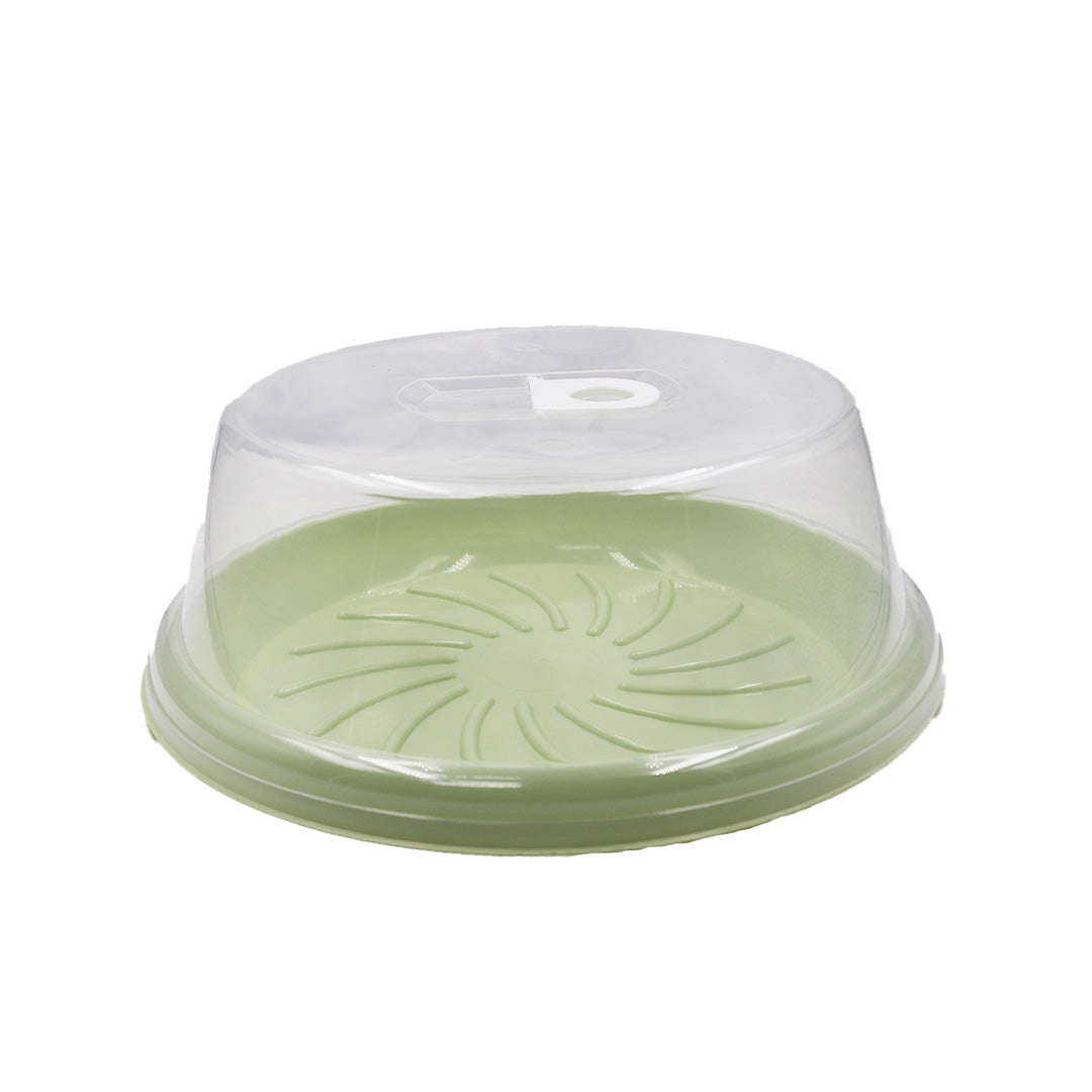 Cake Tray 30Cm Dome Lid Plastic