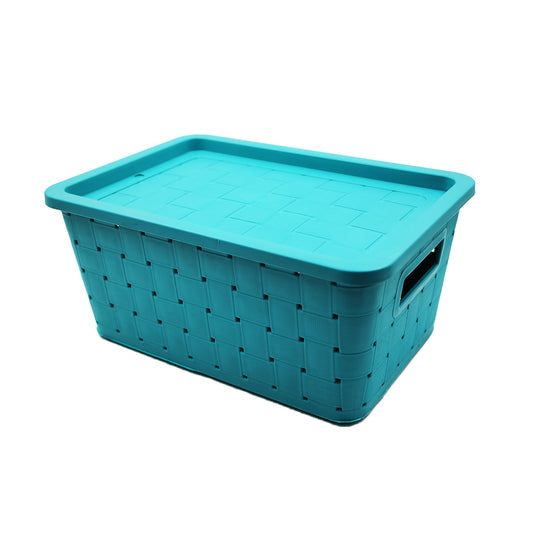 Basket Ribbon And  Lid Small Formosa 7156