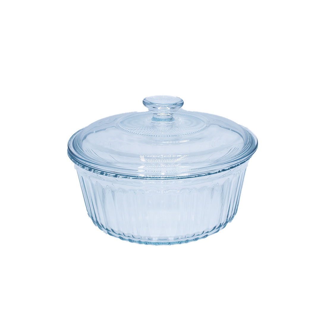 Casserole 1.5L Round Clear Brorosilicate