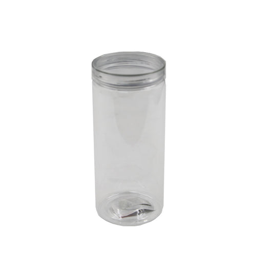 Storage Jar 12X6.5Cm Clear Plastic