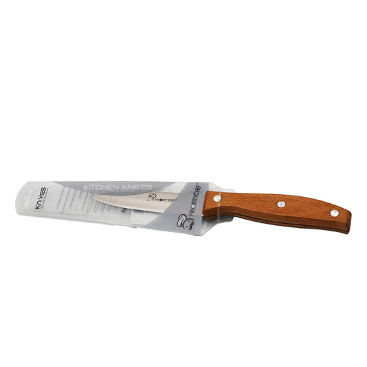 Knife Utility 3.75In Wooden Handle Priorty Chef