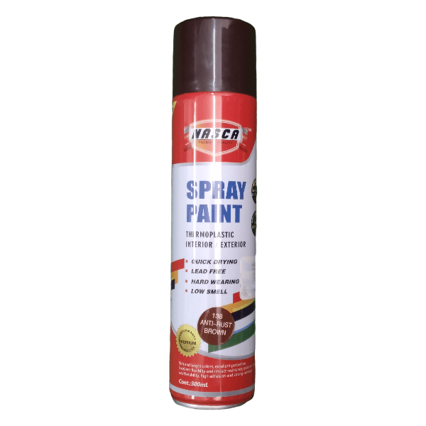 Spray Paint 300Ml Anti Rust Brown Nasca