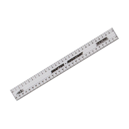 Marlin Ruler 30Cm Clear Plastic Edo