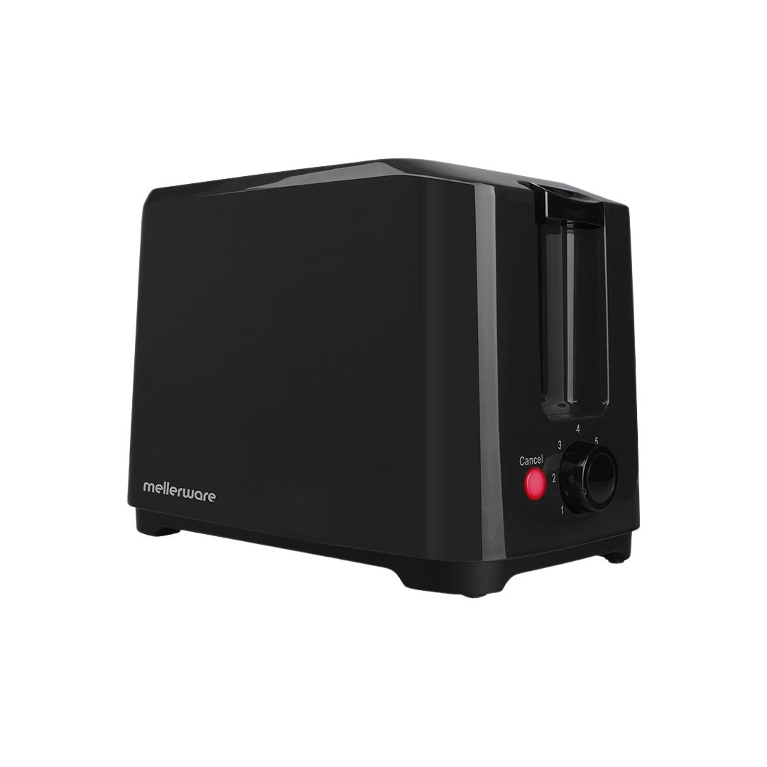 Toaster 2 Slice Blk Eco Mellerware