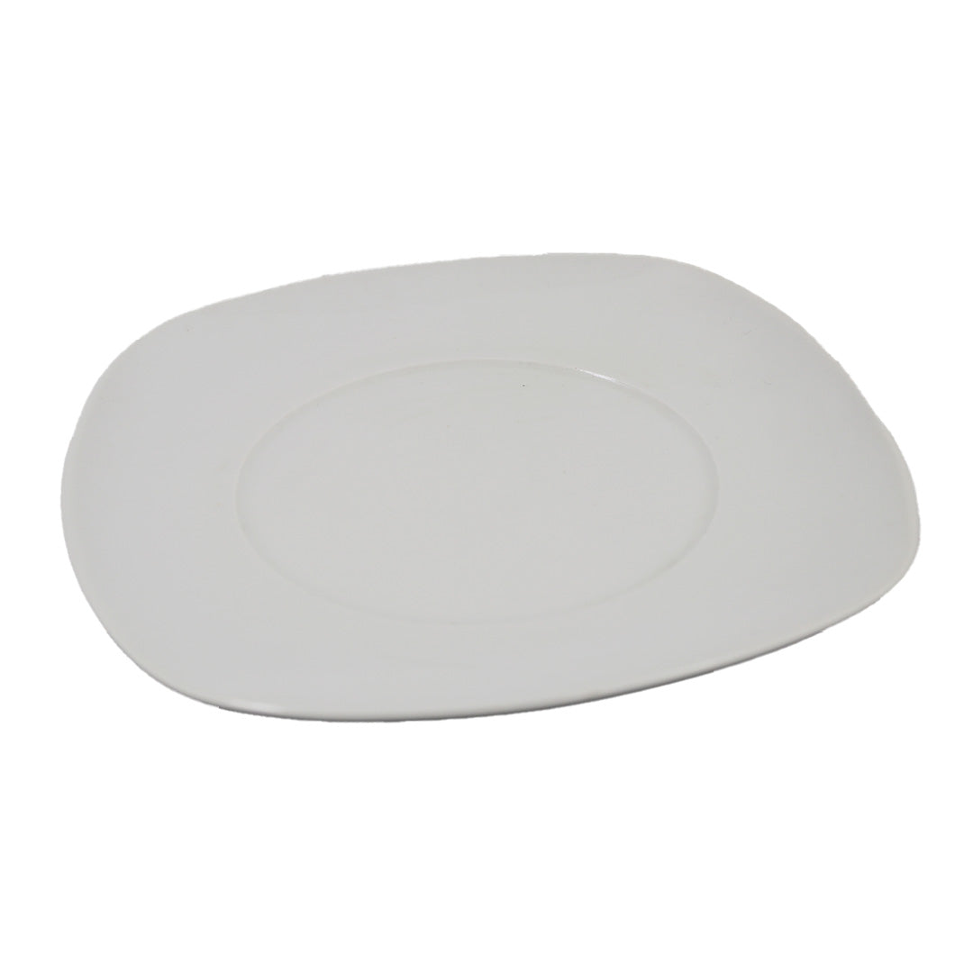 Side Plate 19Cm White Square/Round