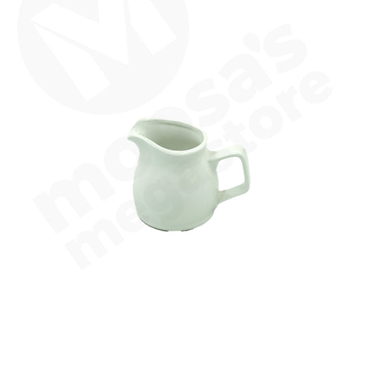 Milk Jug 10X7Cm Round Plain White