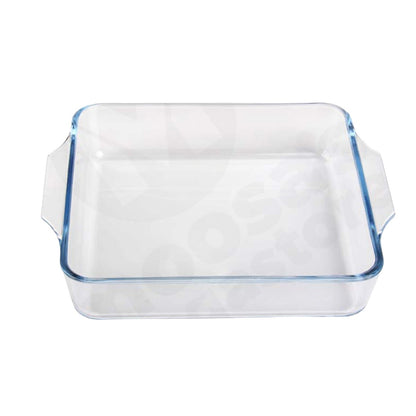 Baking Dish 1.3L 20X20Cm Square Clear Glass