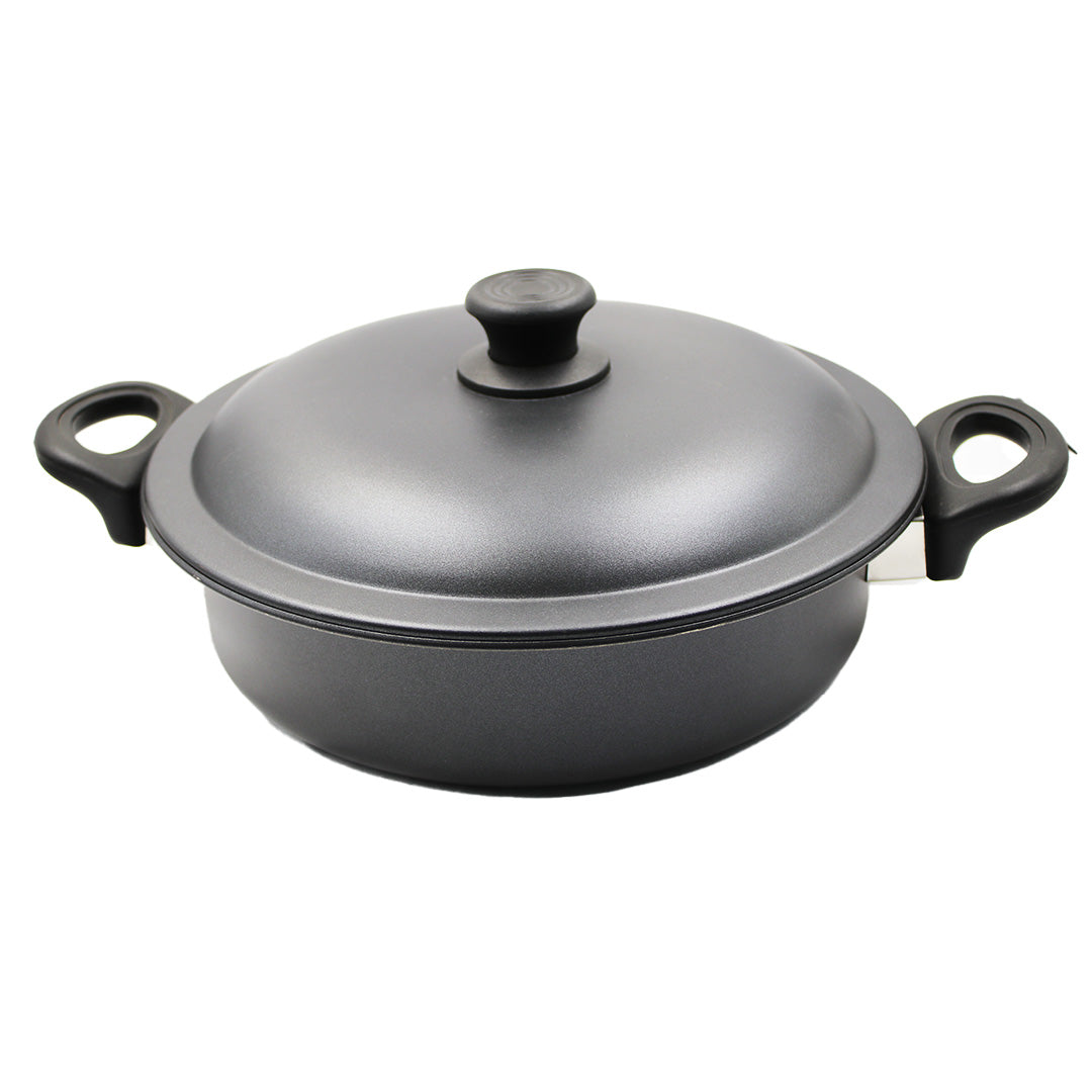 Pot 28Cm(Family)  M/Purpose With Lid Non-Stick Ok