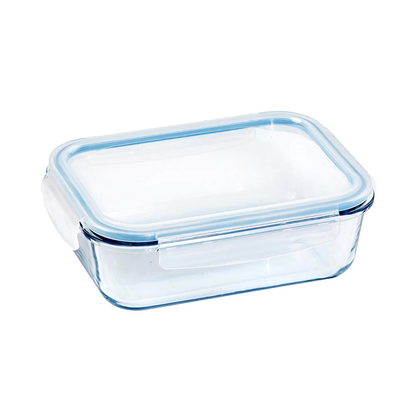 Food Saver 1040Ml 19X14X6 4Side Lock Glass /Pl Lid