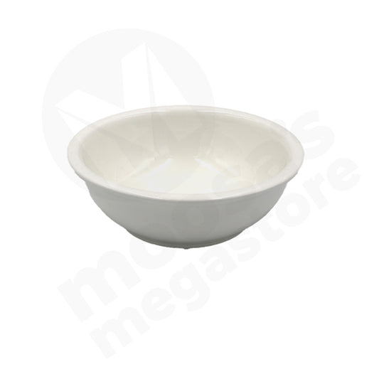 Bowl 17.5X6Cm White Round Deep