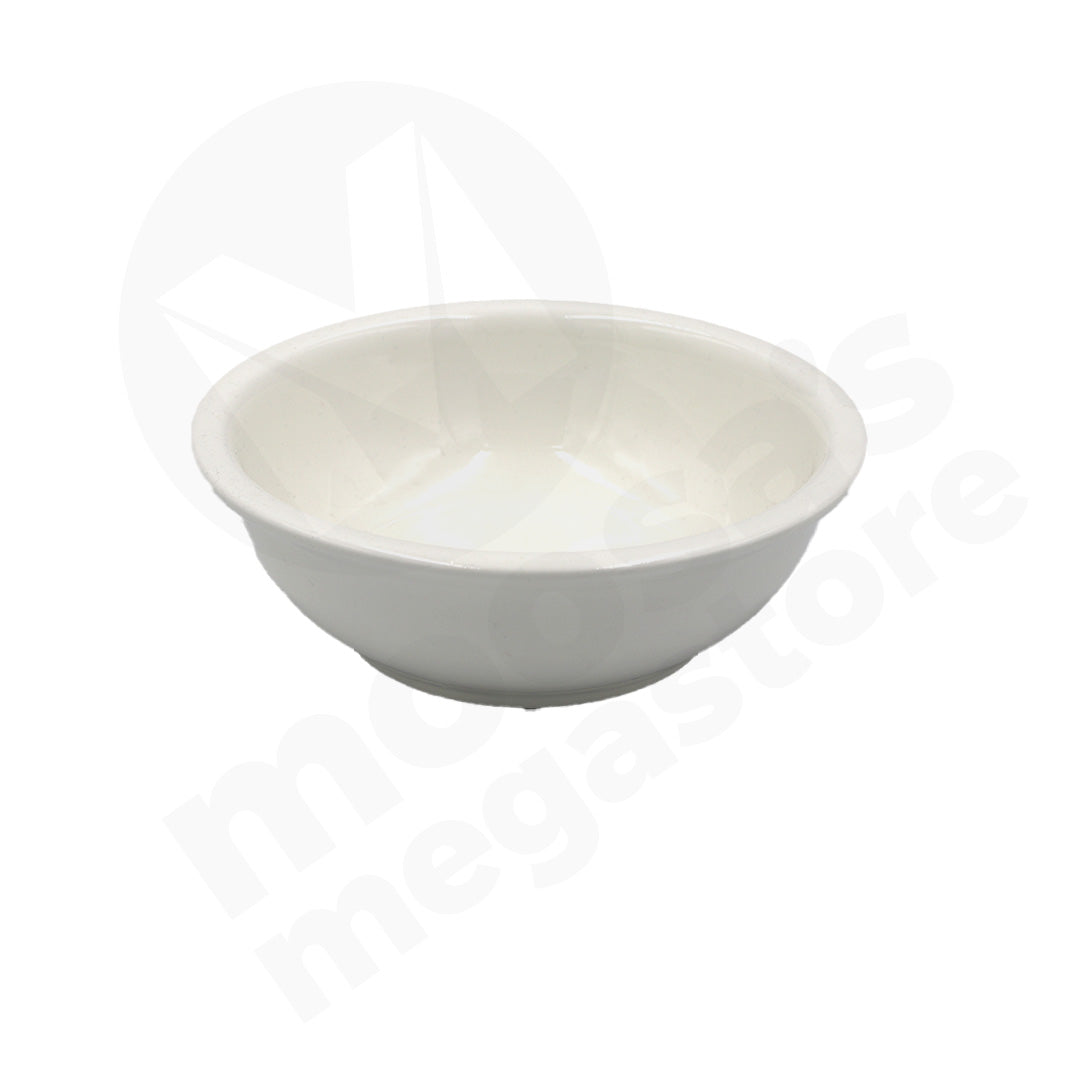 Bowl 17.5X6Cm White Round Deep