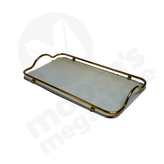 Tray 35X20Cm Rectangle Stainless Steel