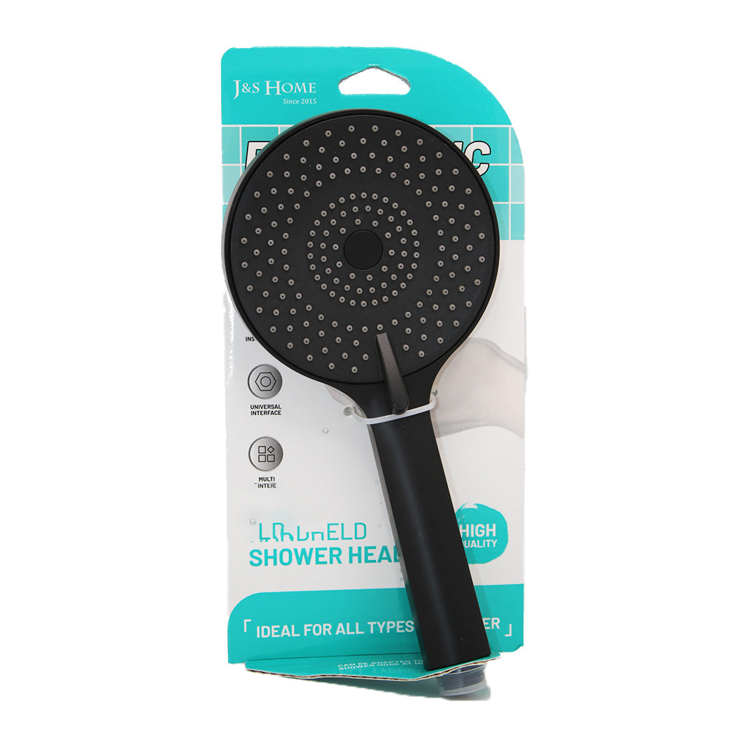 Hand Shower 12X25Cm Black J&S Home