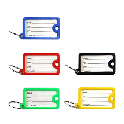 Key Holder 8Pc Name Tag Rectangle  Samson