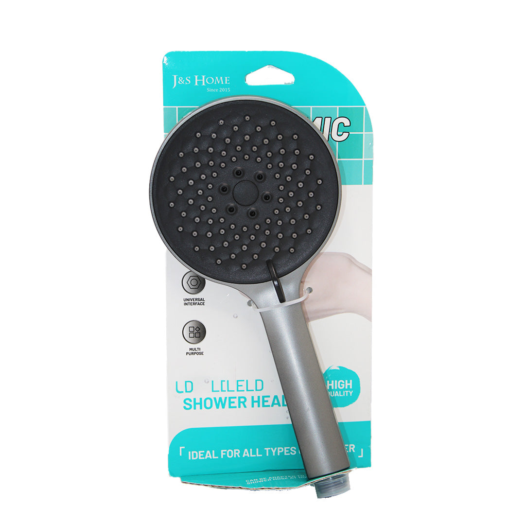 Hand Shower 12X25Cm Black/Grey J&S Home