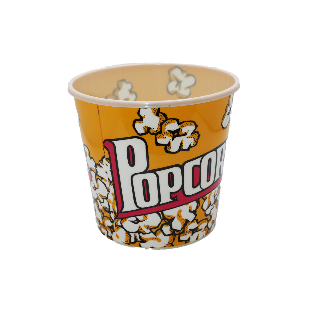 Popcorn Bucket 19X21Cm Round Plastic