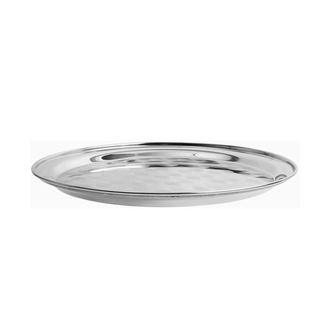 Tray 50Cm Round Stainless Steel 555 Sarifa