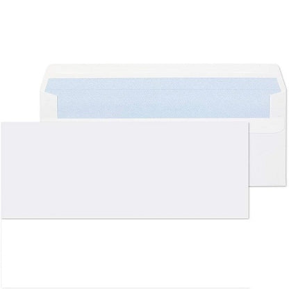 Envelope White 110X220Mm 25S No Window