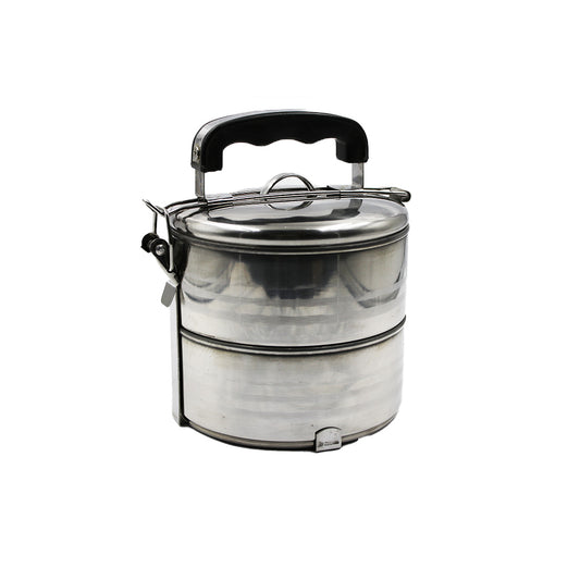 Tiffin 2Tier 12X13Cm Stainless Steel  Renfa