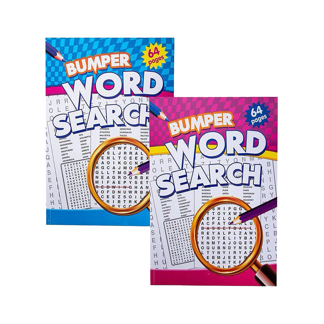 Book Puzzle Word Search  64Pages  Bumper