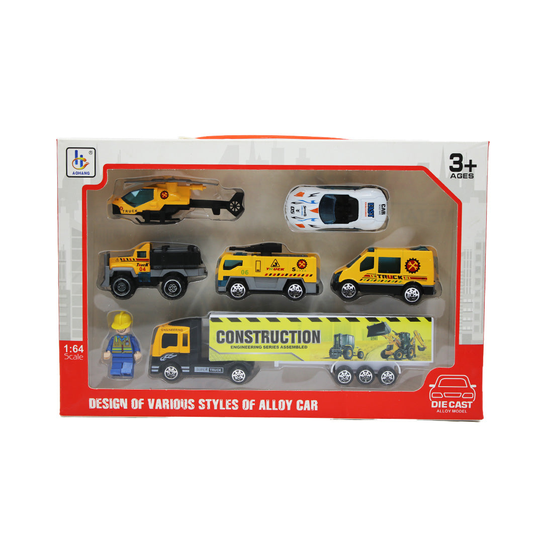 Toys Construction  Set 7Pc Alloy Ah2210 Gift Box