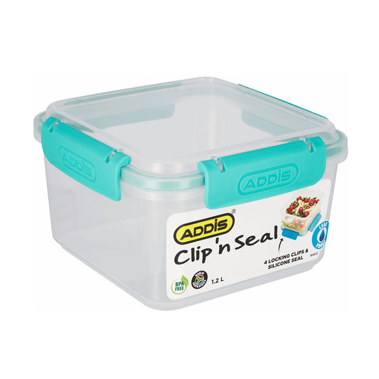 Addis Container 1.2L Square Clip & Seal