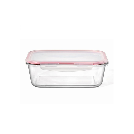 Food Saver 700Ml 2Div 19X13X6 4Side Lock Glass