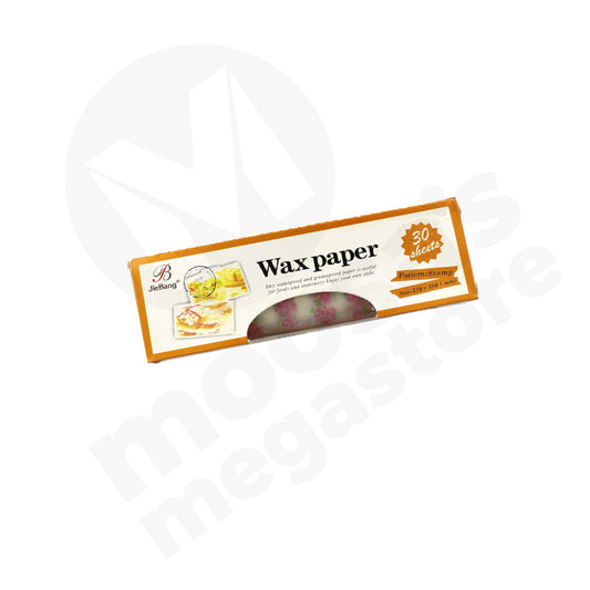 Wax Paper 30Pc 21.8X25Cm Printed Jiebang