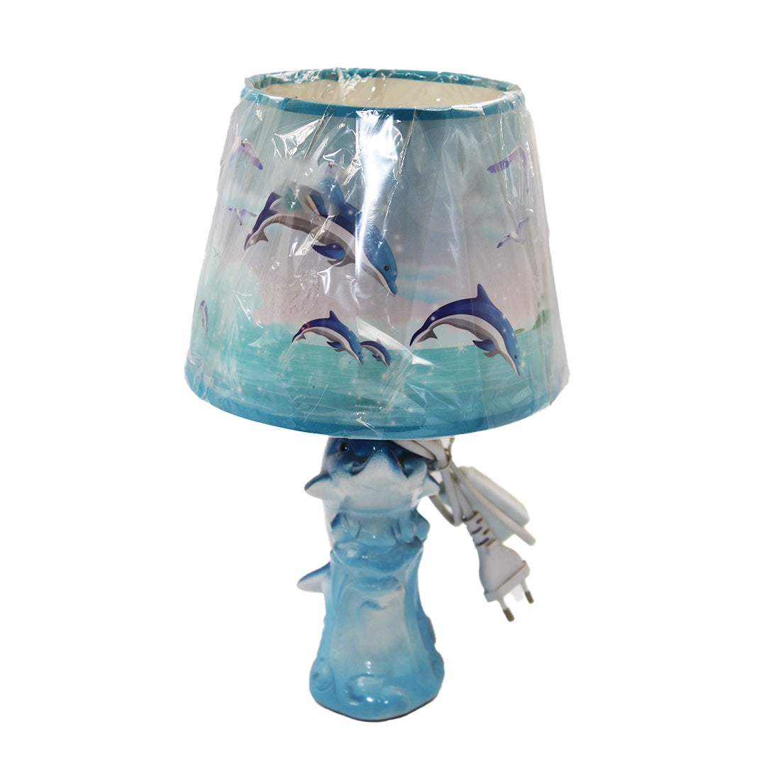 Lamp Shade & Base Dolphin Shape Ceramic