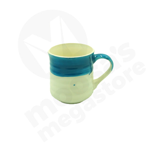 Mug 10X9.5Cm Embossed Hand Painted Extra Large