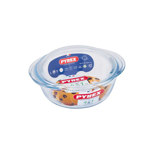 Pyrex Casserole Round With Lid 2.1L