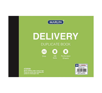 Marlin Delivery Book Duplicate A6/100