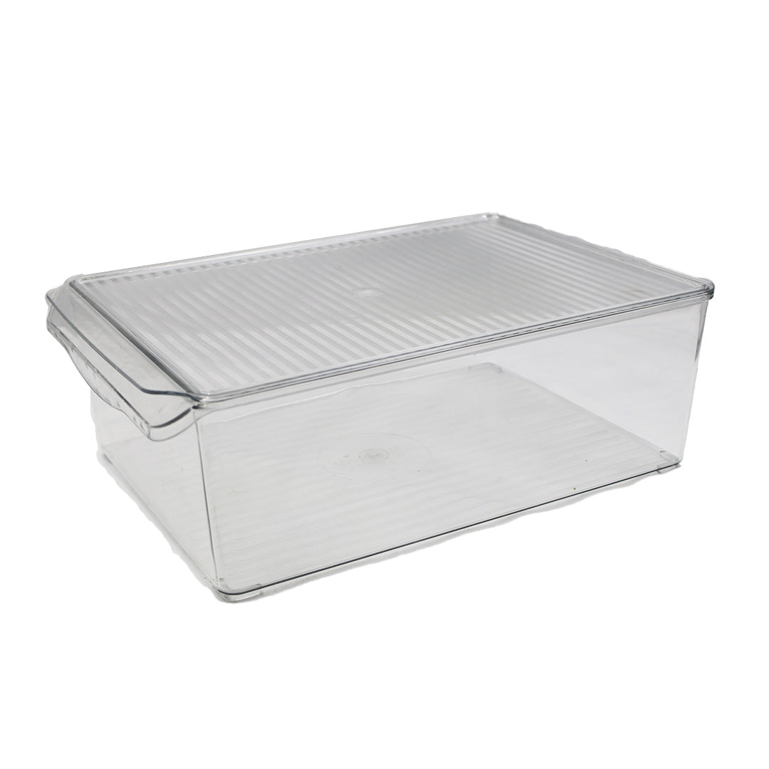 Storage Box 28X20X10Cm With Lid Acrylic