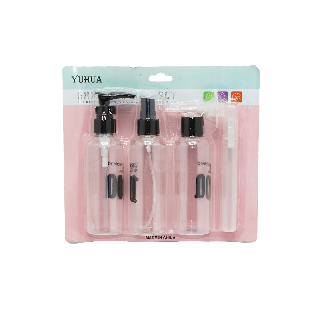 Bottle Set 4Pc Travel Carded Yuhua