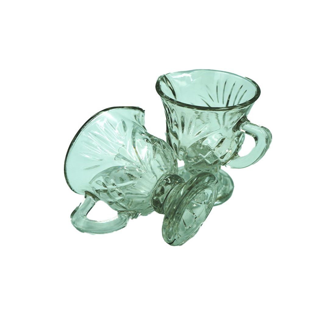 Sauce Cup 2Pc 9X8Cm Picasso Clear Embossed